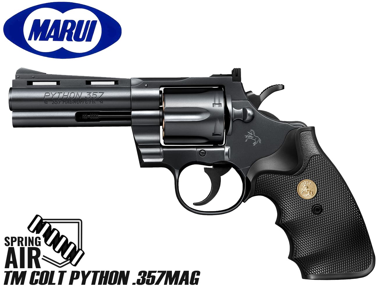 コクサイ COLT PYTHON .357 MAGNUM モデルガンとホルスター コクサイ