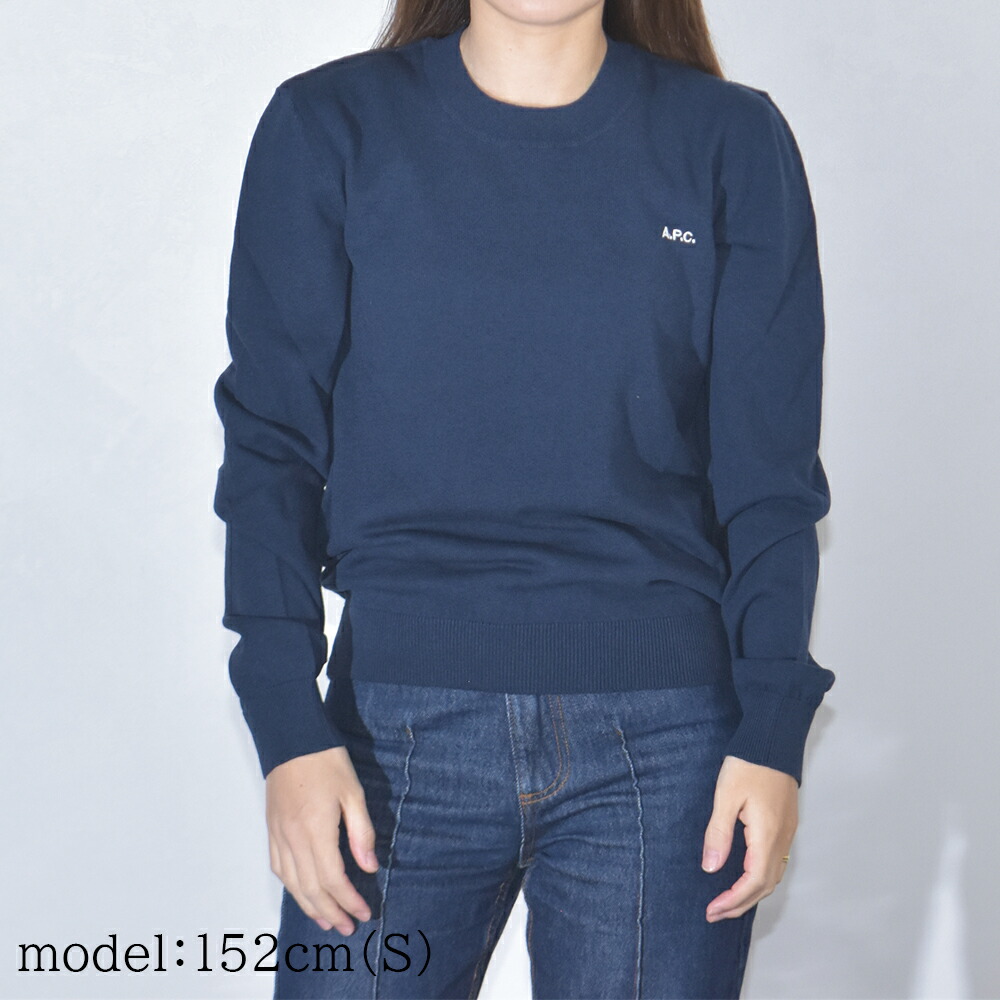 楽天市場】アーペーセー ニット トップス ロゴ プルオーバー
