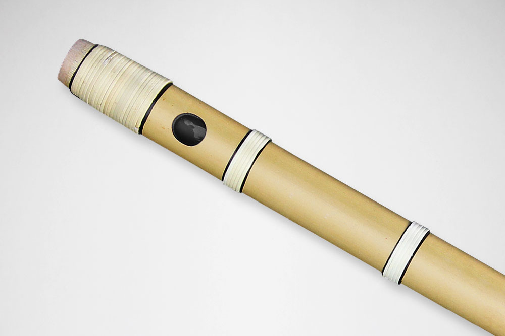 楽天市場】【篠笛】獅子田 竹渓 籐 半重【一〜十二本調子】七つ穴・六