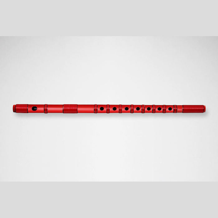 楽天市場】【篠笛】獅子田 竹渓 塗 本重 赤 ビニール巻 赤・黒 【一