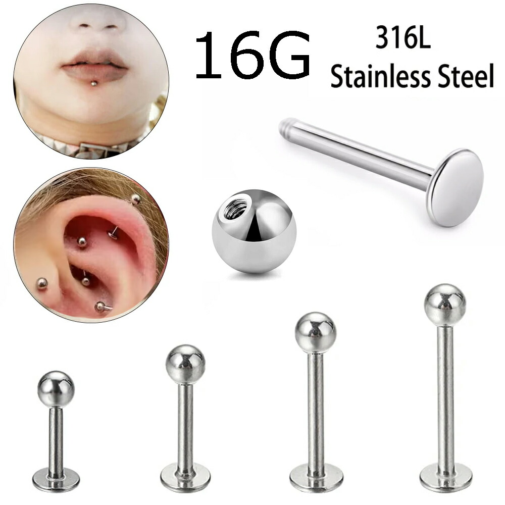 楽天市場】[16G] ラブレット スタッド 16ゲージ ボディピアス