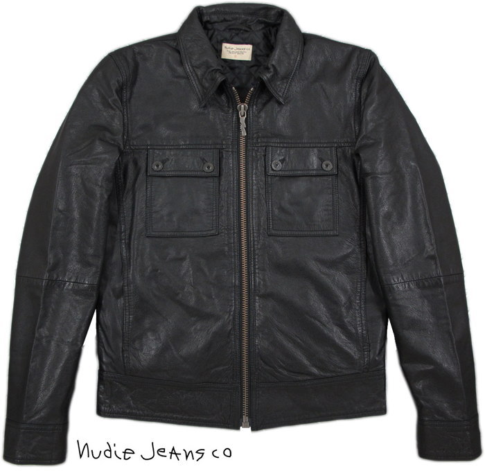 楽天市場】Nudie Jeans co/ヌーディージーンズ“HEATH” LEATHER JACKET