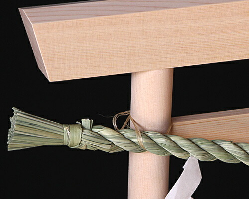 楽天市場】【 伊勢 宮忠 】【 しめ縄（神棚鳥居用） 1尺一本〆