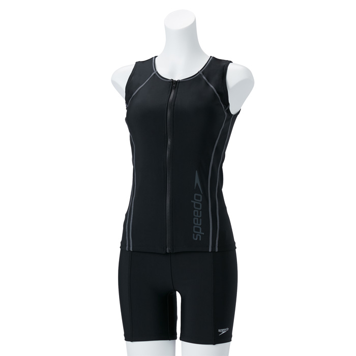 楽天市場】レディース フィットネス水着 セパレート／フルジップ 女性