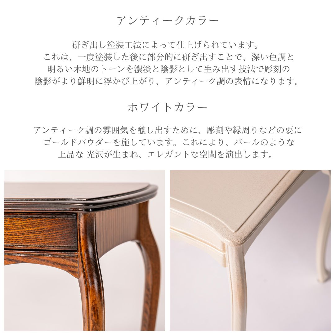 楽天市場】コンソールテーブル アクセント家具 白い家具 アール