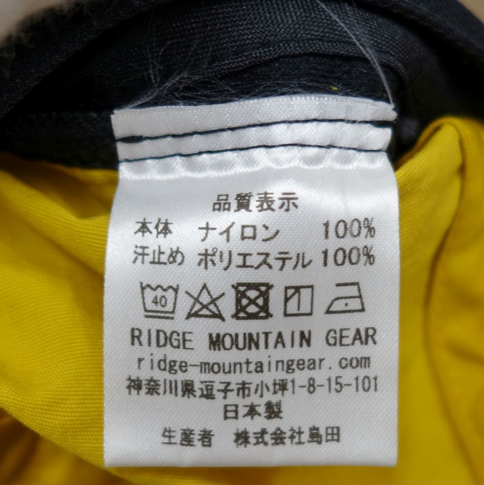 リッジマウンテンギア RIDGE MOUNTAIN GEAR Basic Cap ベーシック