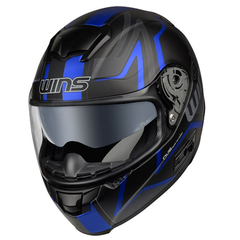 楽天市場】WINS FF-COMFORT GTZ マットブラック×ブルー フルフェイス