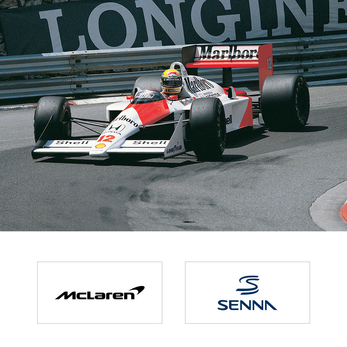 楽天市場】ポスター オートモビリスト アイルトン・セナ マクラーレン