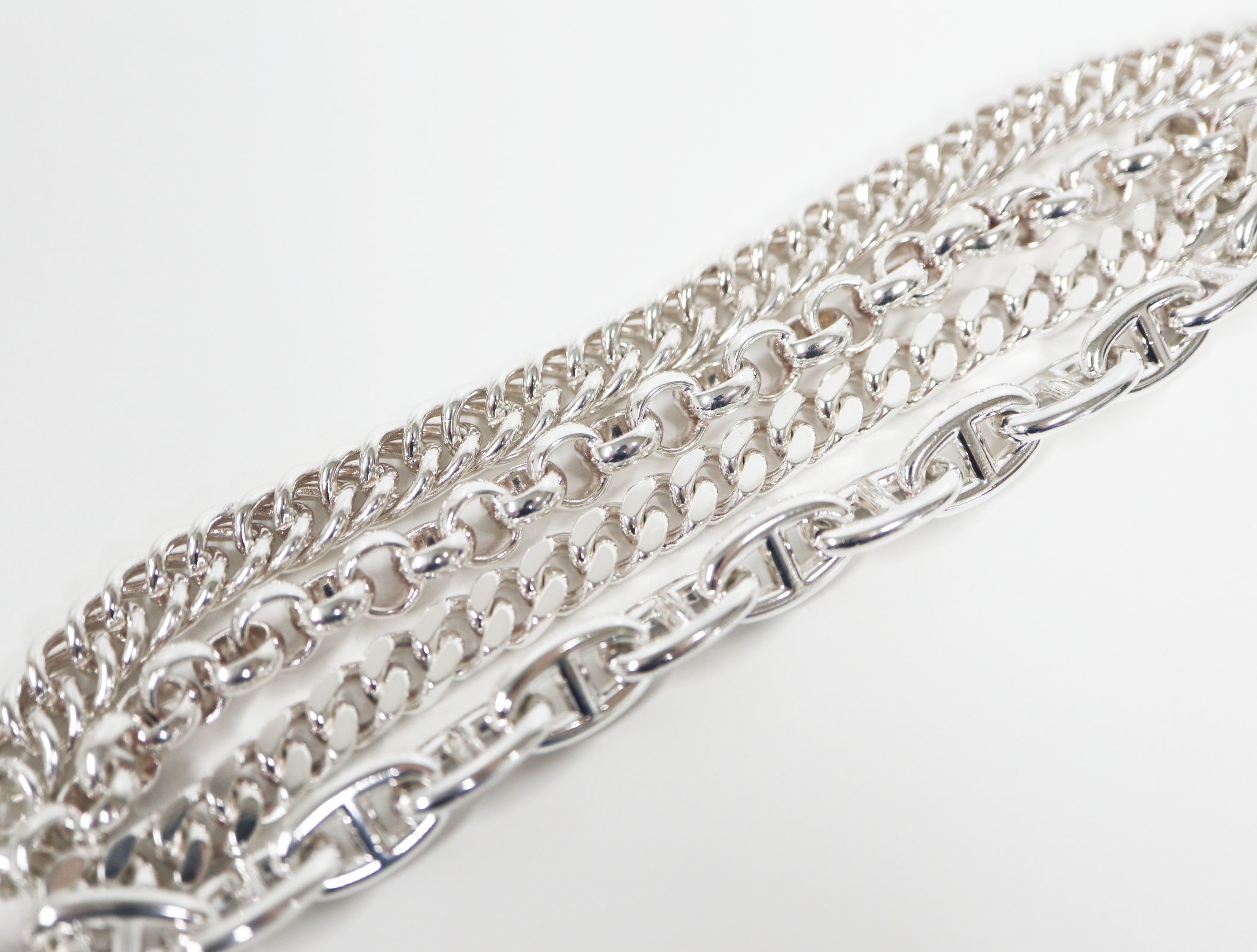 楽天市場】エルメス HERMES エトセトラ4 シルバー チェーン