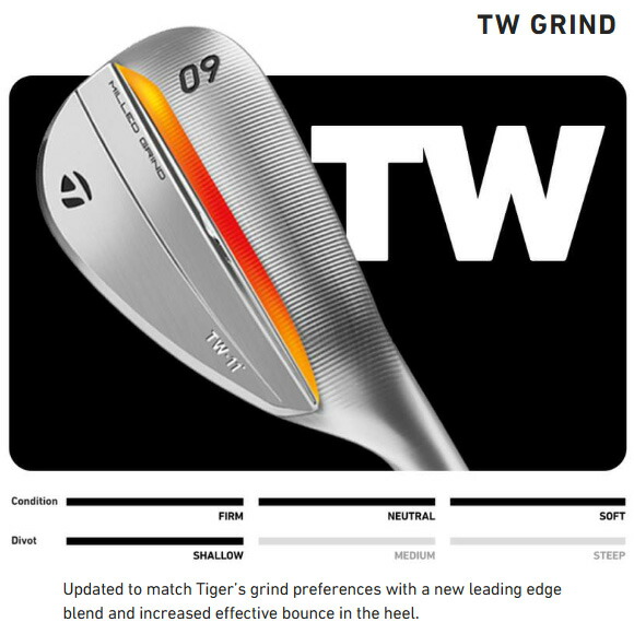 楽天市場】テーラーメイド 2025 MG5 Tiger Woods Grind Satin Chrome