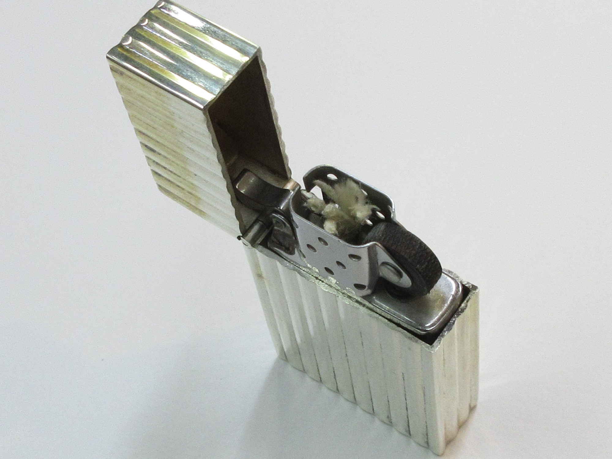 楽天市場】ティファニー オイルライター スリムサイズ 純銀製 Zippo