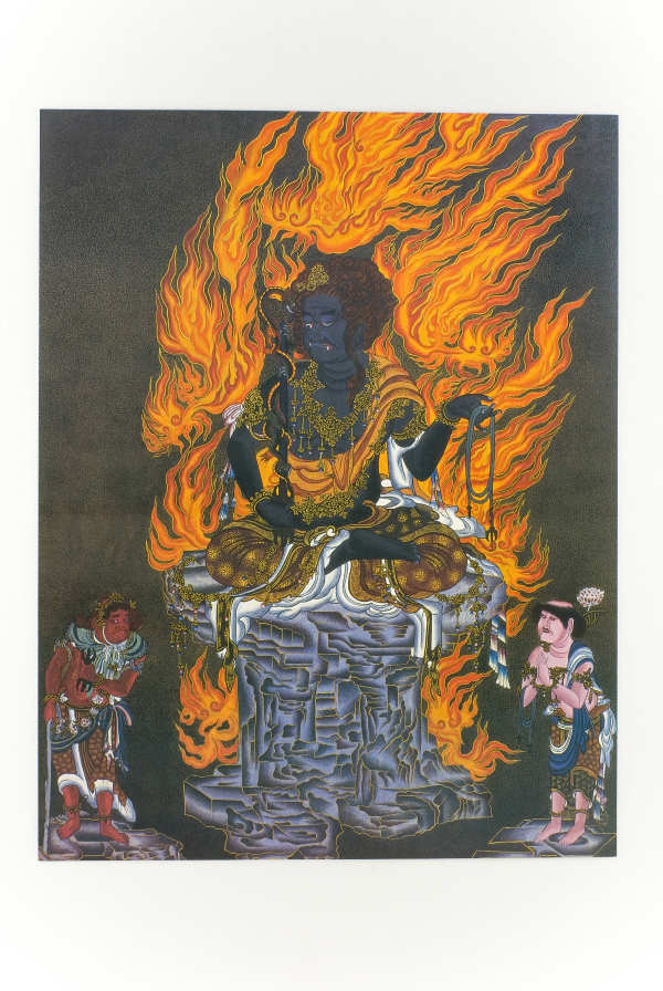 楽天市場】仏画ポスター 不動明王 : 仏像仏画チベット美術卸の天竺堂