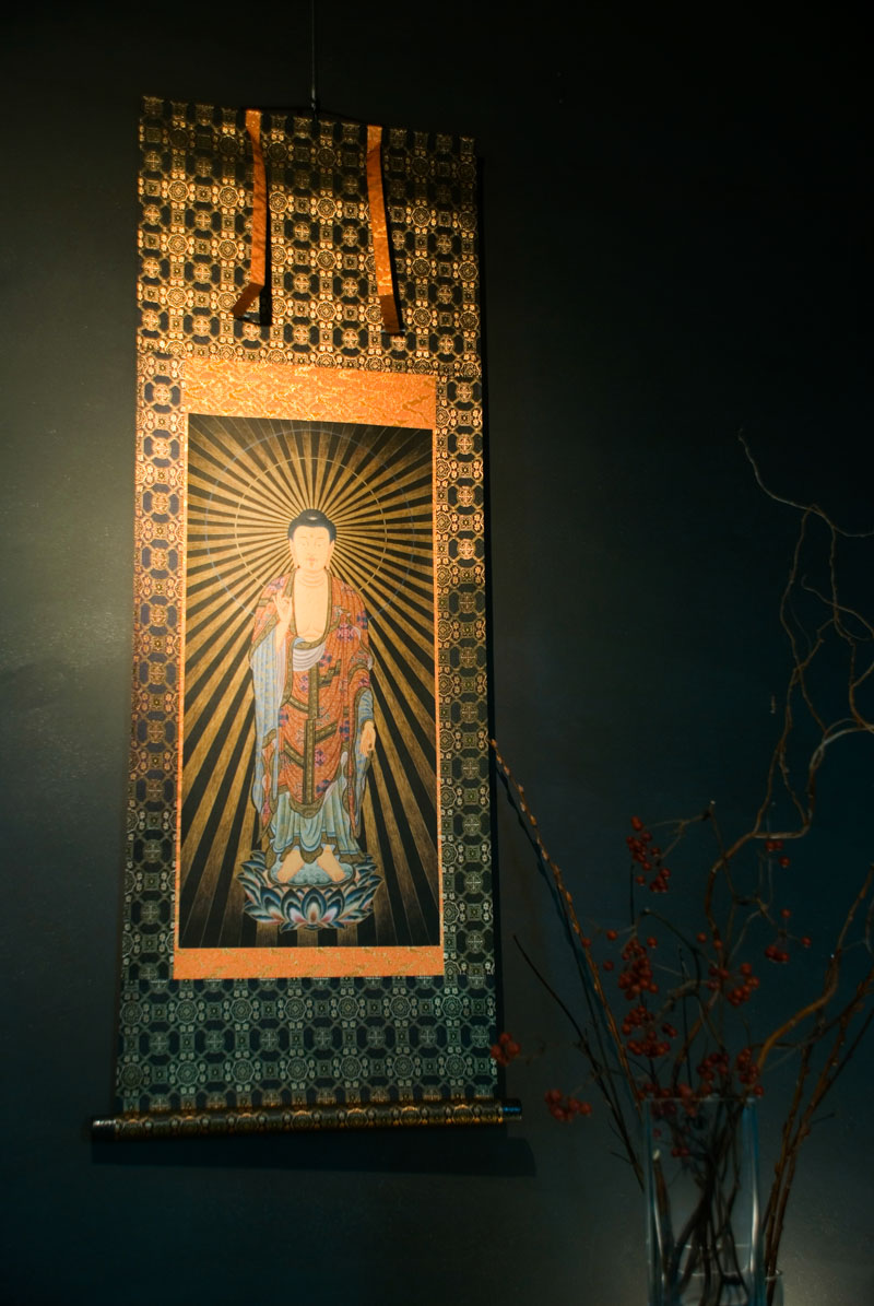 楽天市場】阿弥陀如来 仏画掛け軸（半切サイズ） : 仏像仏画チベット