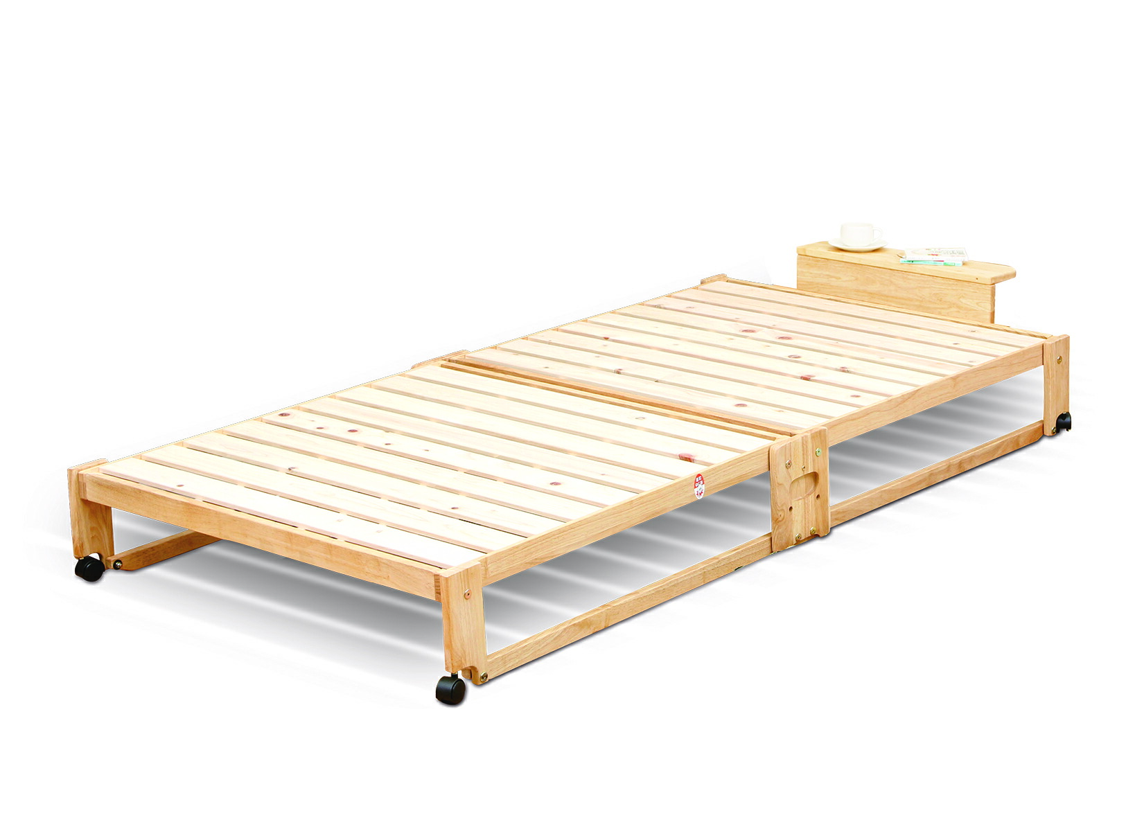 楽天市場】中居木工 折りたたみ ひのきスノコベッド ロータイプ 日本製