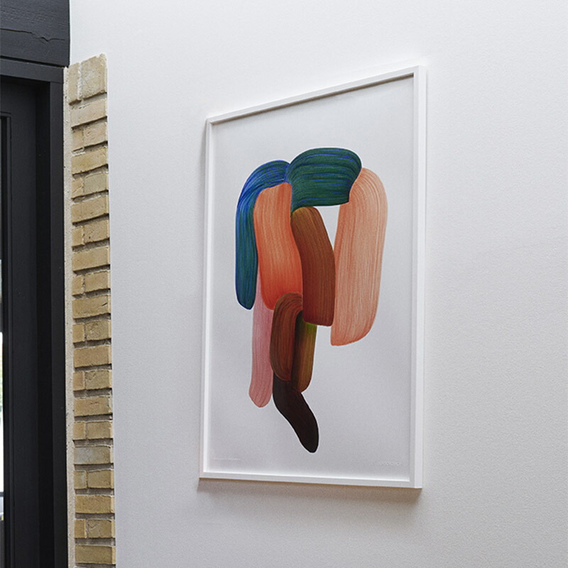 楽天市場】ロナン ブルレック ドローイング 14 アート ポスター 67.5