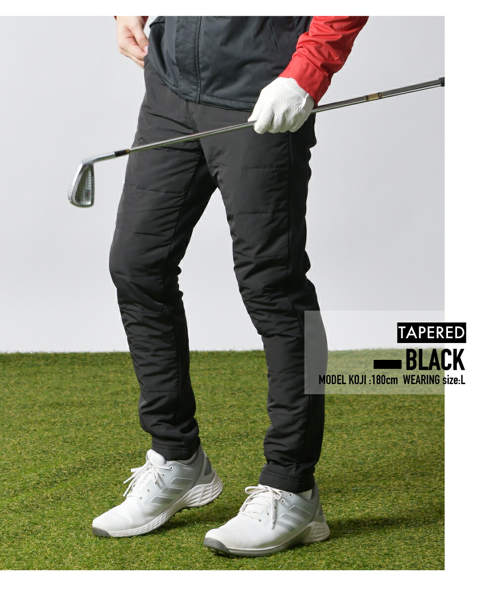 楽天市場】ゴルフパンツ 中綿パンツ 中綿 メンズ ジョガーパンツ