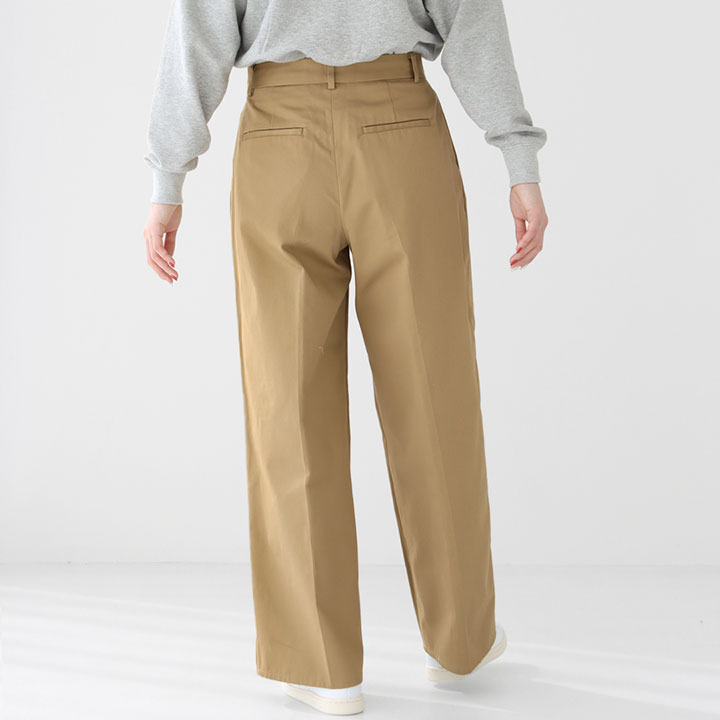 楽天市場】MICA & DEAL(マイカ＆ディール) チノワイドパンツ