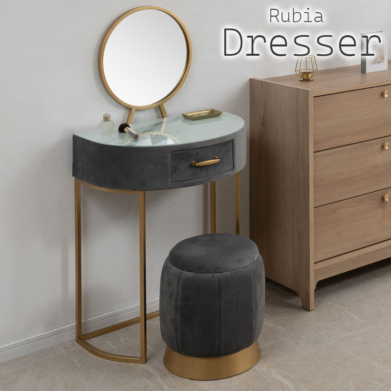 楽天市場】ベロア生地と大理石柄ガラス天板とゴールドの組み合わせた