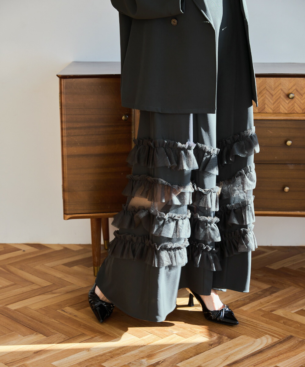 楽天市場】トランスペアレントヘムセットアップドレス パーティー