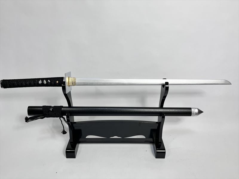 模造刀】白鞘 太刀 直刃 全長98センチ 高級 模造刀】白鞘 太刀 直刃