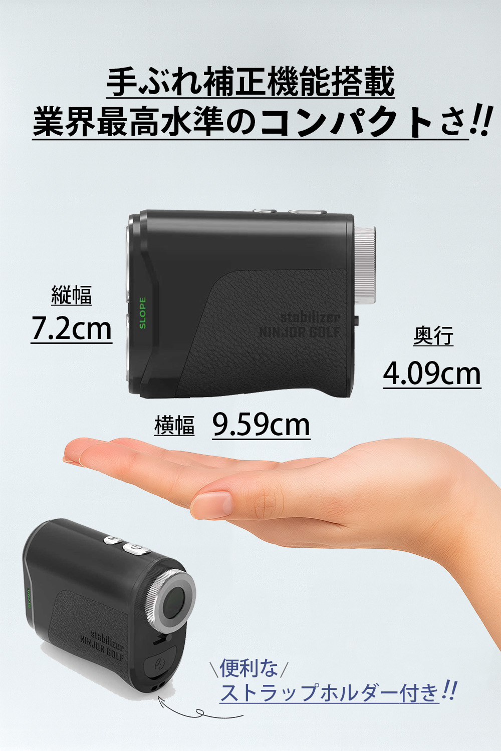 楽天市場】【新発売!!】 NINJOR GOLF NJ MINI Stabilizer ゴルフ