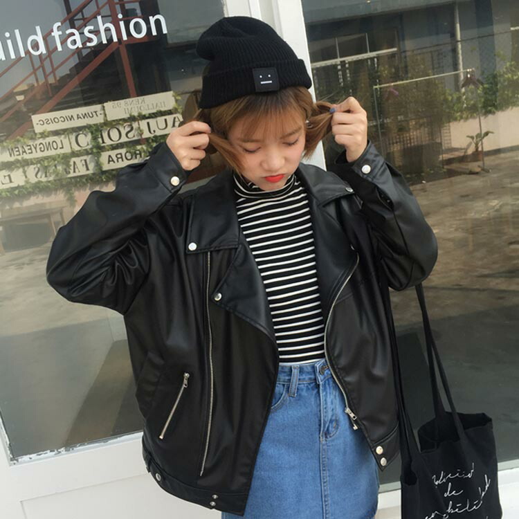 楽天市場】ライダースジャケット 秋アウター フェイク レザー : NISHIKIYA