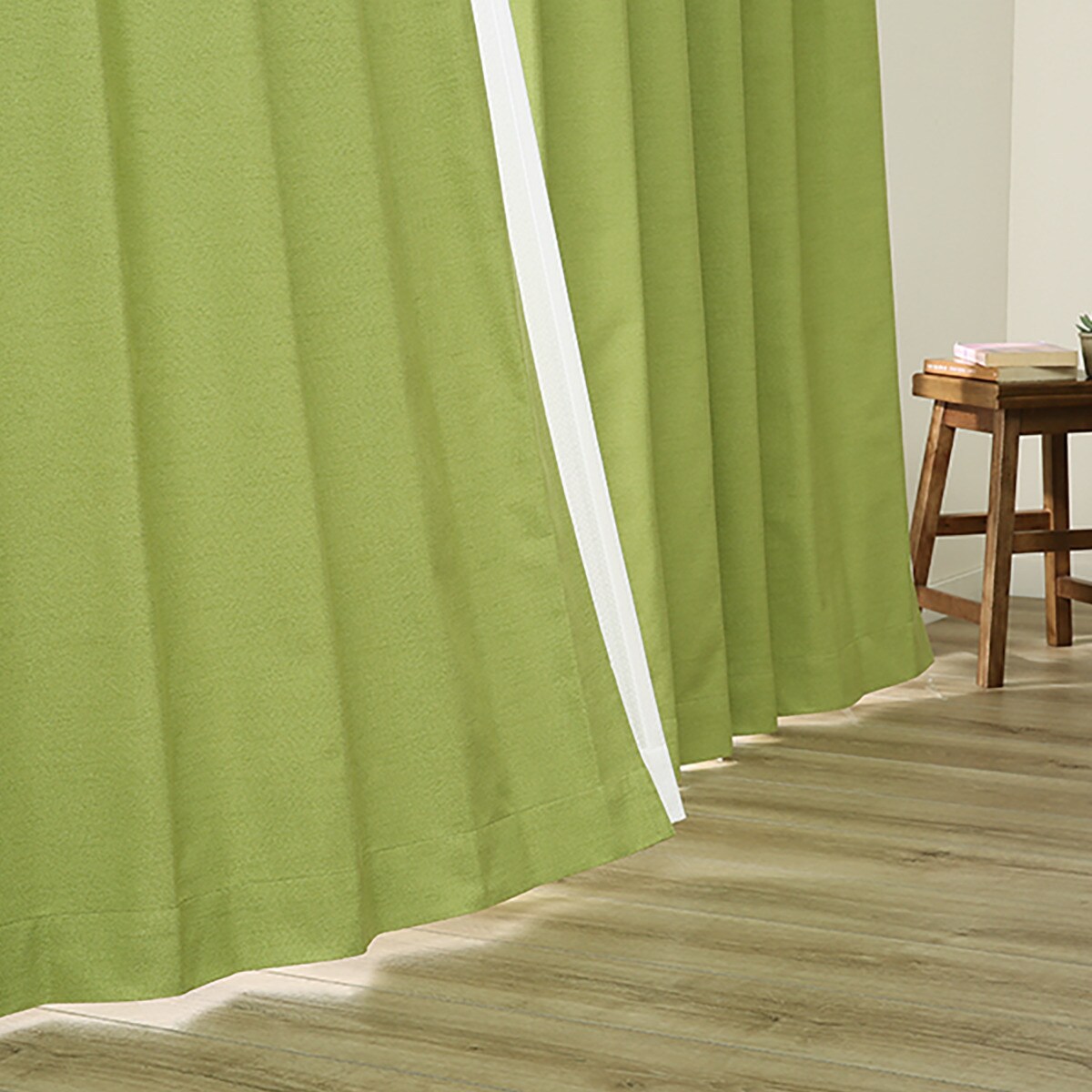 楽天市場】遮光1級・遮熱・遮音・156サイズカーテン グリーン（GR