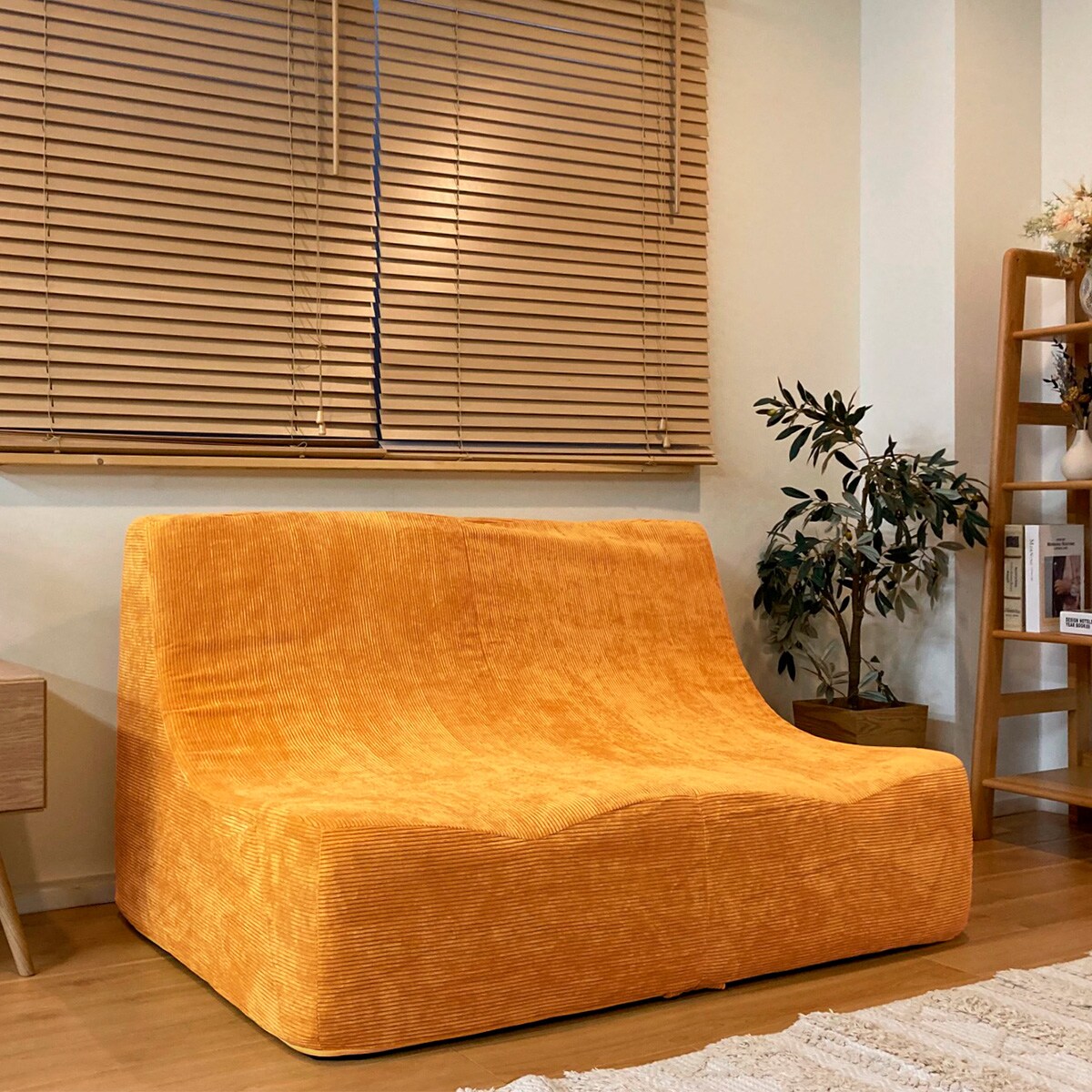 楽天市場】カバーリングコンパクトソファ 2人掛け リラックス2P （YE