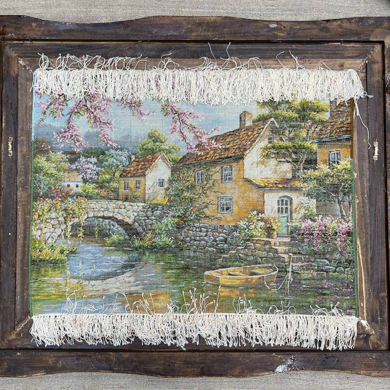 楽天市場】ペルシャ絨毯 イラン・タブリーズ 絵画 107×90cm（額縁込