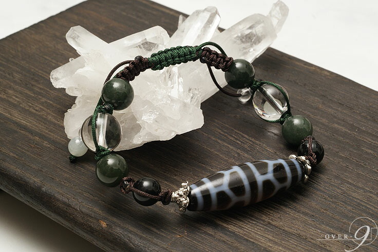 A悪縁切り+病回復自律神経改善天珠オルゴブレスレット A悪縁切り+病