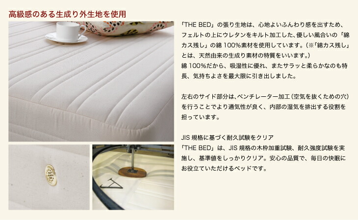 楽天市場】THE BED (ザ・ベッド) クイーン 160×195 cm マットレス