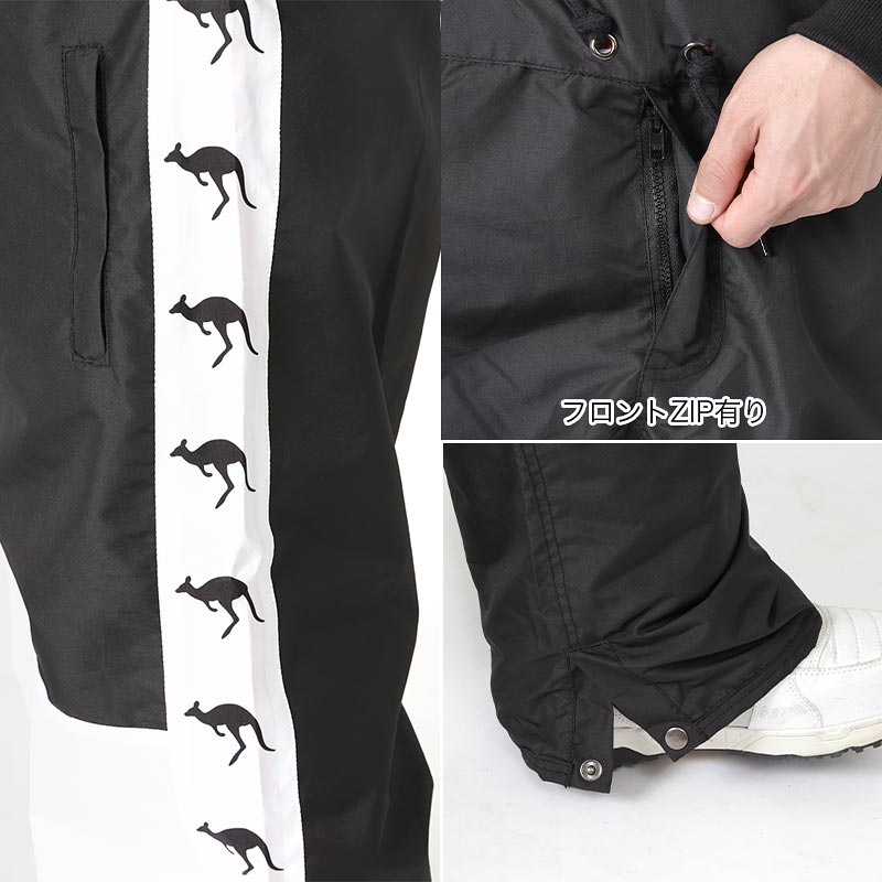 FYVE スノーボードパンツ グレー ブラック