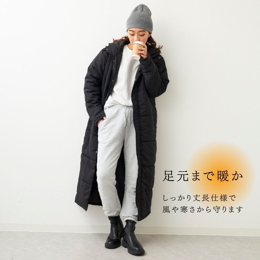 楽天市場】kappa レディスベンチコート ロングコート ブラック