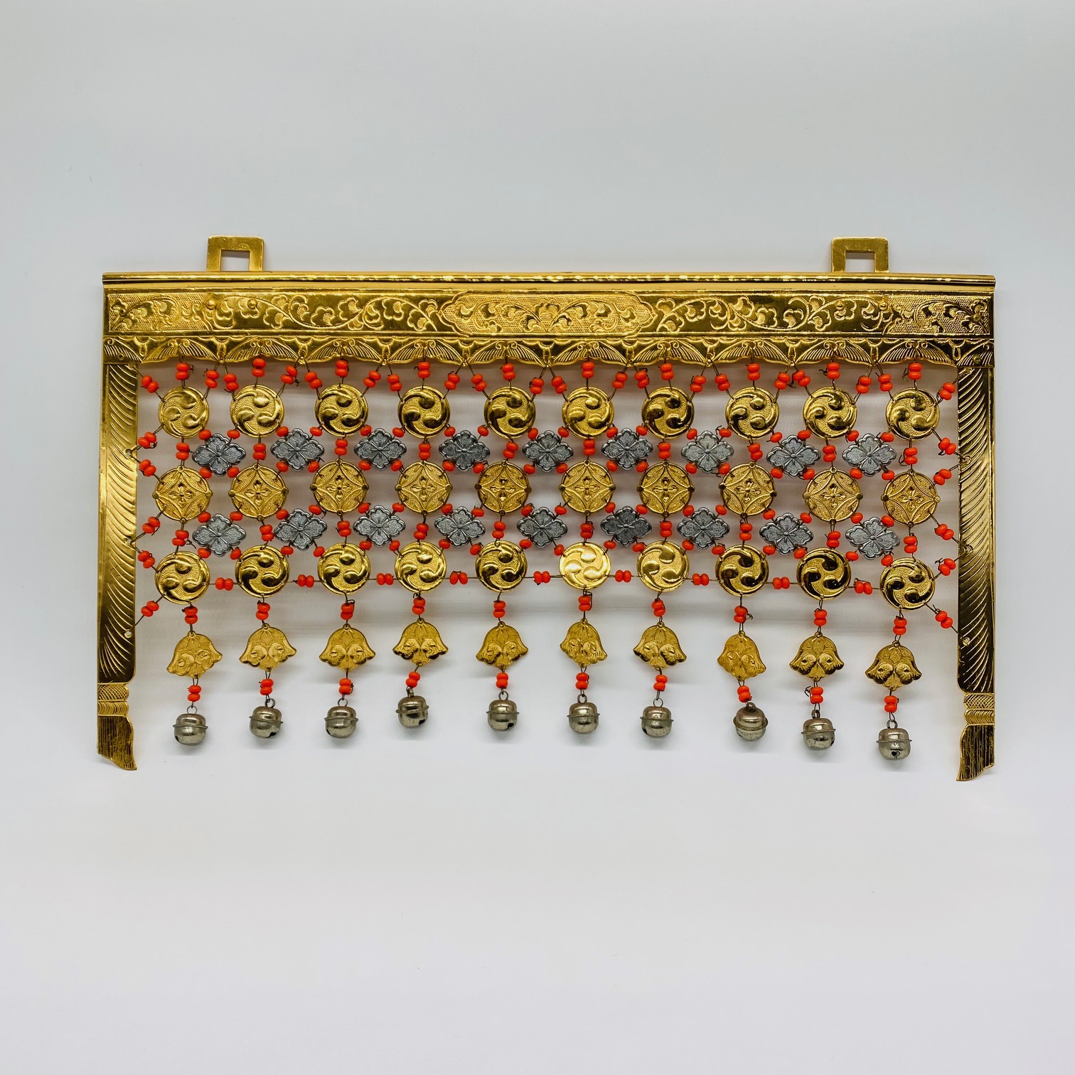 楽天市場】浅草 岡田屋布施神輿金具 瓔珞用 巴 3枚セット材質：真鍮製