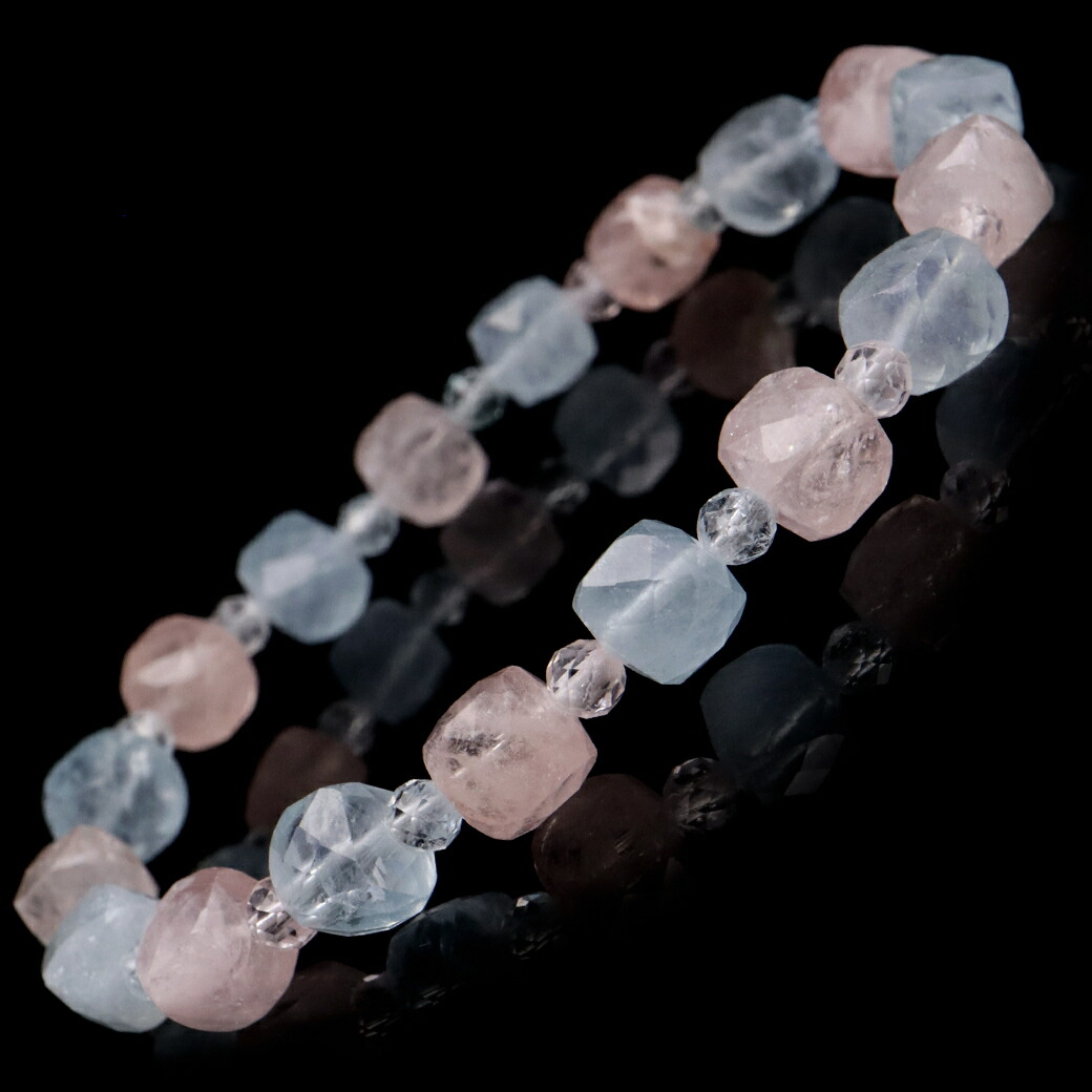 楽天市場】アクアマリン モルガナイト ブレスレット レディース ピンク