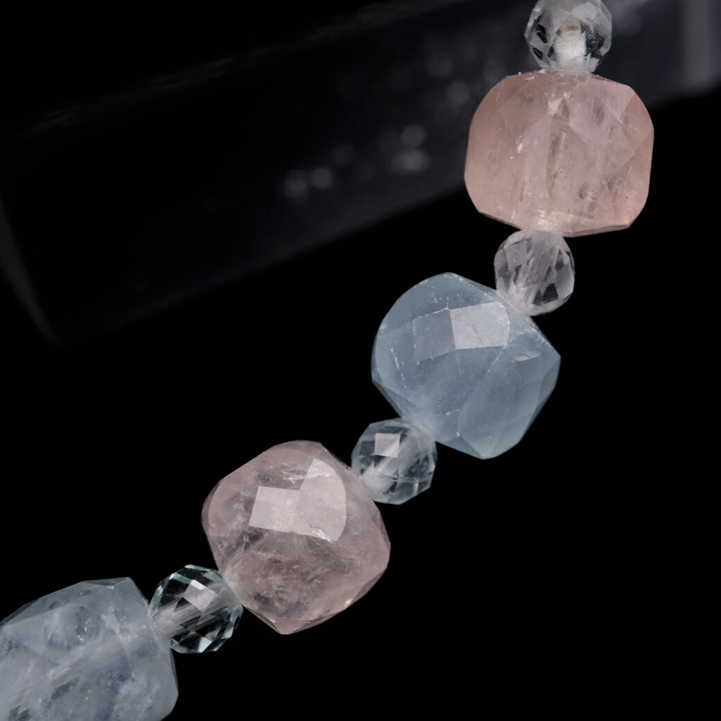 楽天市場】アクアマリン モルガナイト ブレスレット レディース ピンク