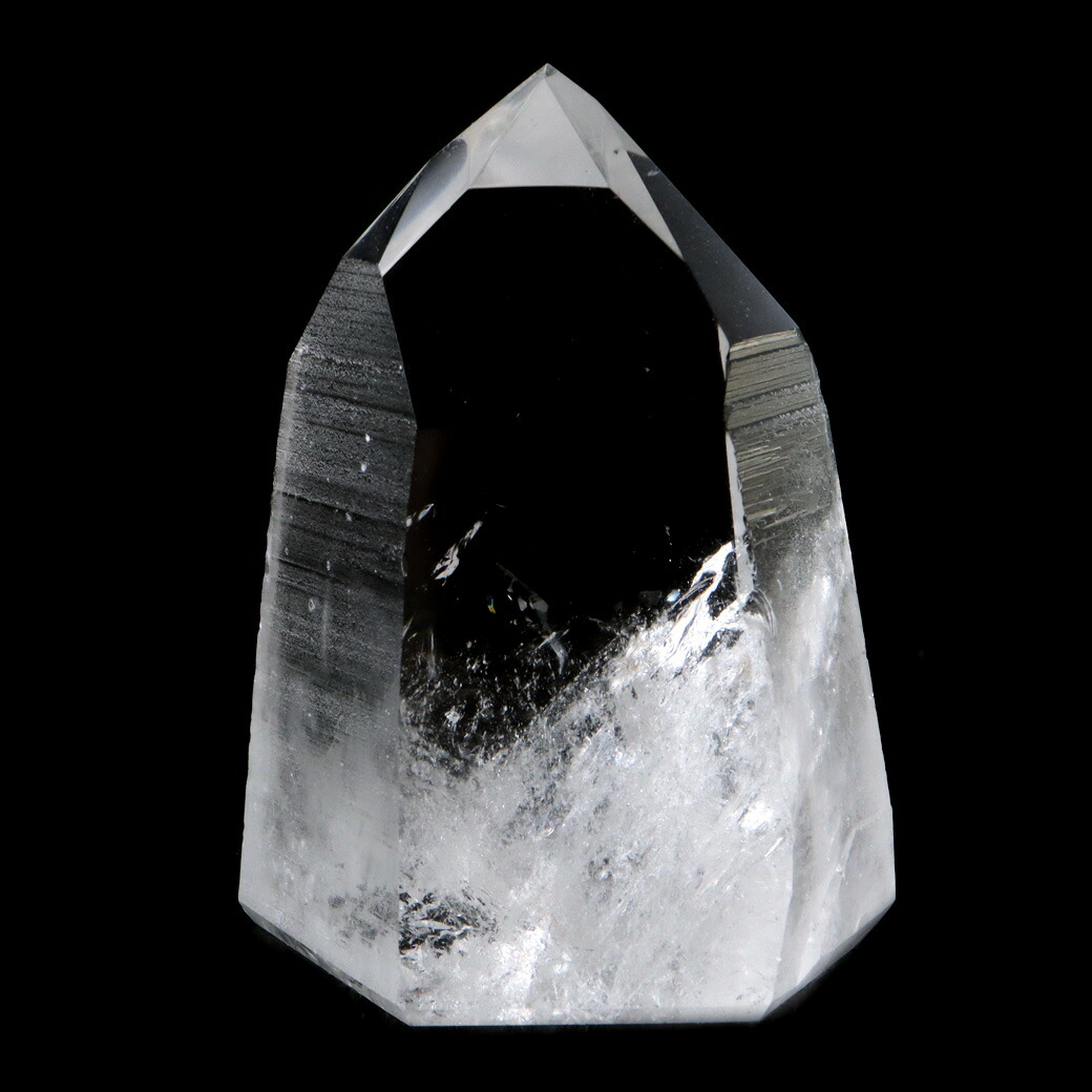 ☆特選オンリー1☆破邪✴魔除け【黒水晶♤レムリアンシード水晶六角柱