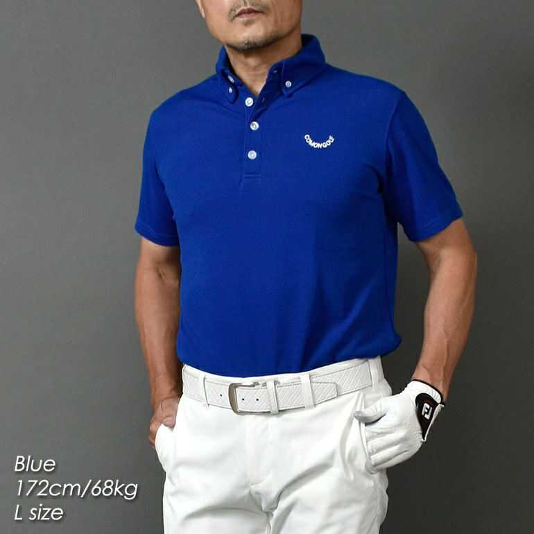 楽天市場】ゴルフウェア メンズ ポロシャツ 半袖 ゴルフ 秋 夏