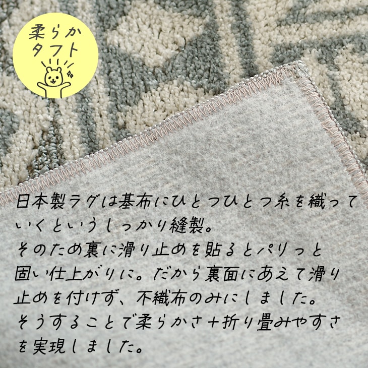 楽天市場】洗える ラグ 日本製 ジャルダン 130×185cm 185×185cm 185