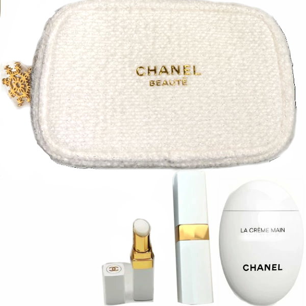 CHANEL ルブランHLCキット ホワイト ベロアポーチ ひ*ん様 CHANEL