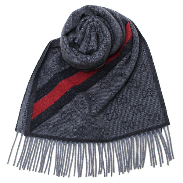 楽天市場】グッチ スカーフ バンダナ ストール ネイビー メンズ