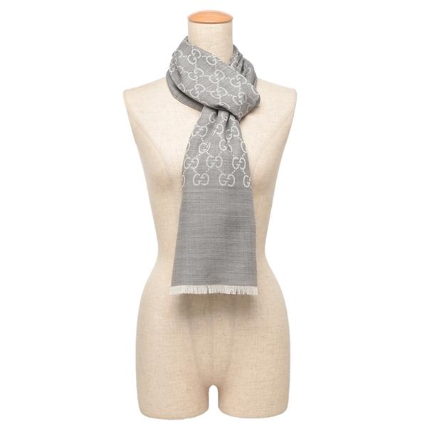 楽天市場】グッチ スカーフ バンダナ ストール グレー レディース