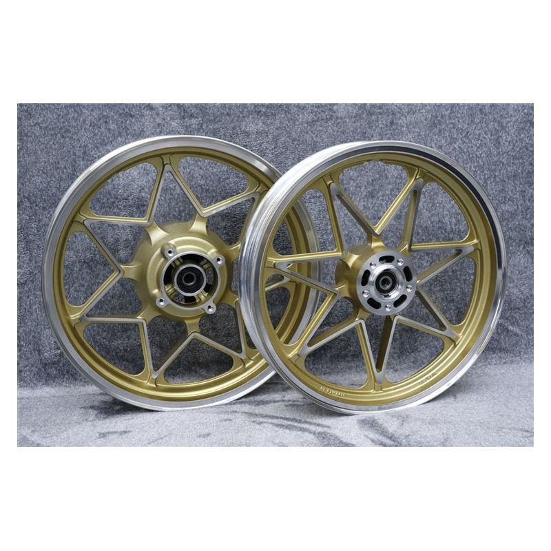 楽天市場】ゼファー400 キャスト ホイール ゴールド セブン