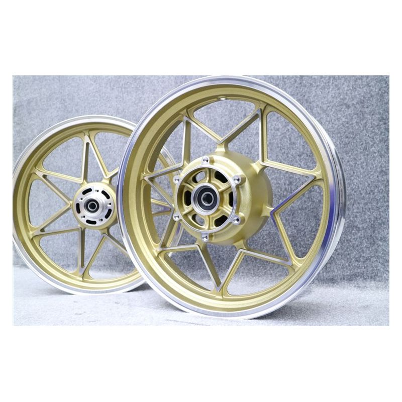 楽天市場】ゼファー1100 キャスト ホイール ゴールド セブン 前後