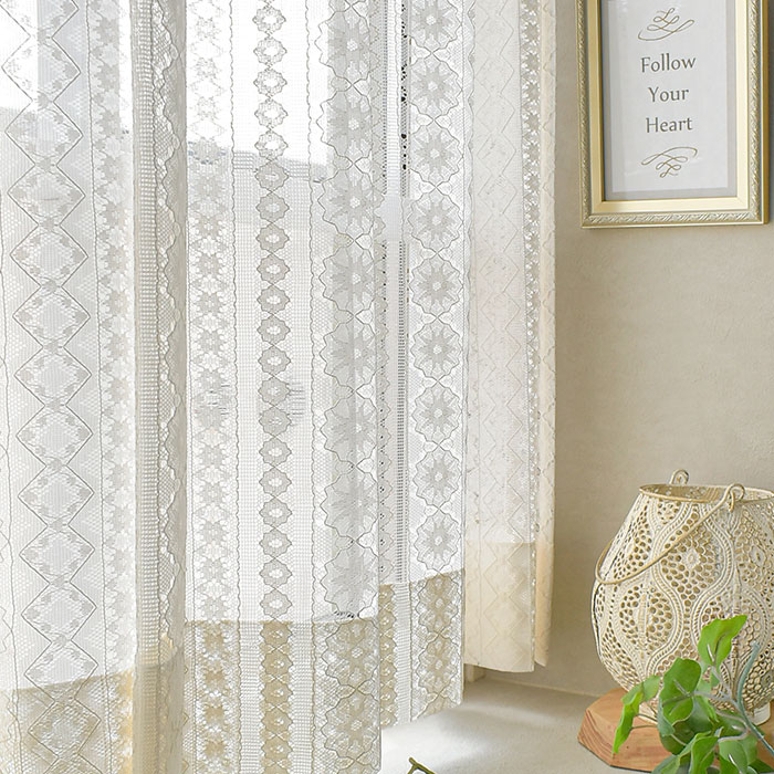 楽天市場】【4000円OFFクーポン配布】レースカーテン チロル