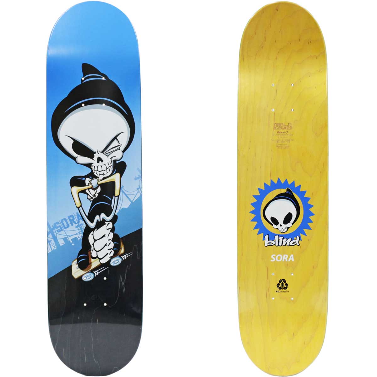 楽天市場】ブラインド 7.75インチ スケボー デッキ Blind Pro Sora