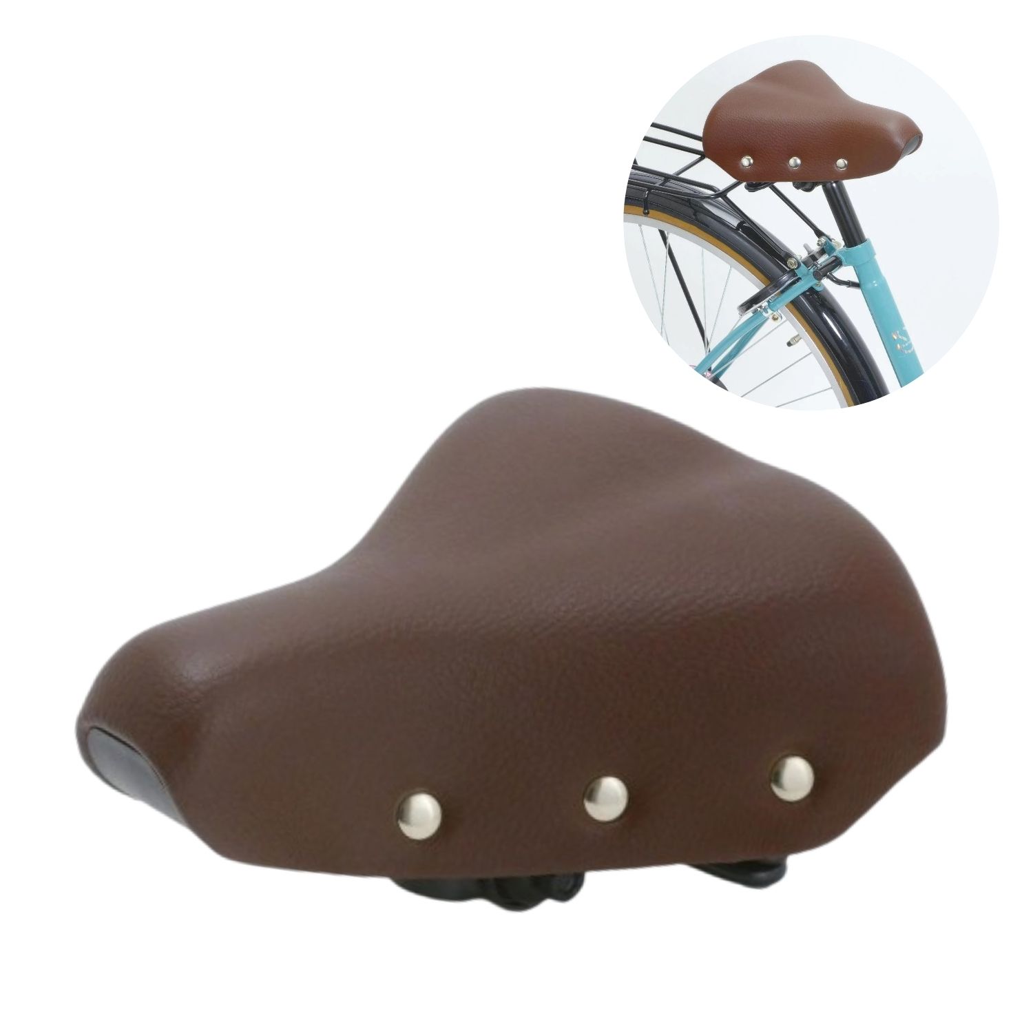 楽天市場】自転車 サドル テリーサドル ブラウン サギサカ 大人用