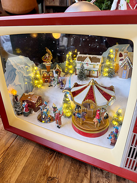 楽天市場】クリスマス レトロTV ミュージカルマシーン （LEDライト