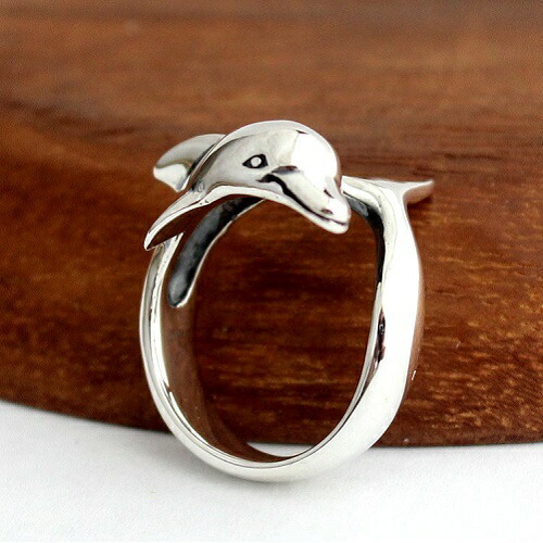 楽天市場】ハワイアンジュエリー イルカ ドルフィンリング リング 指輪