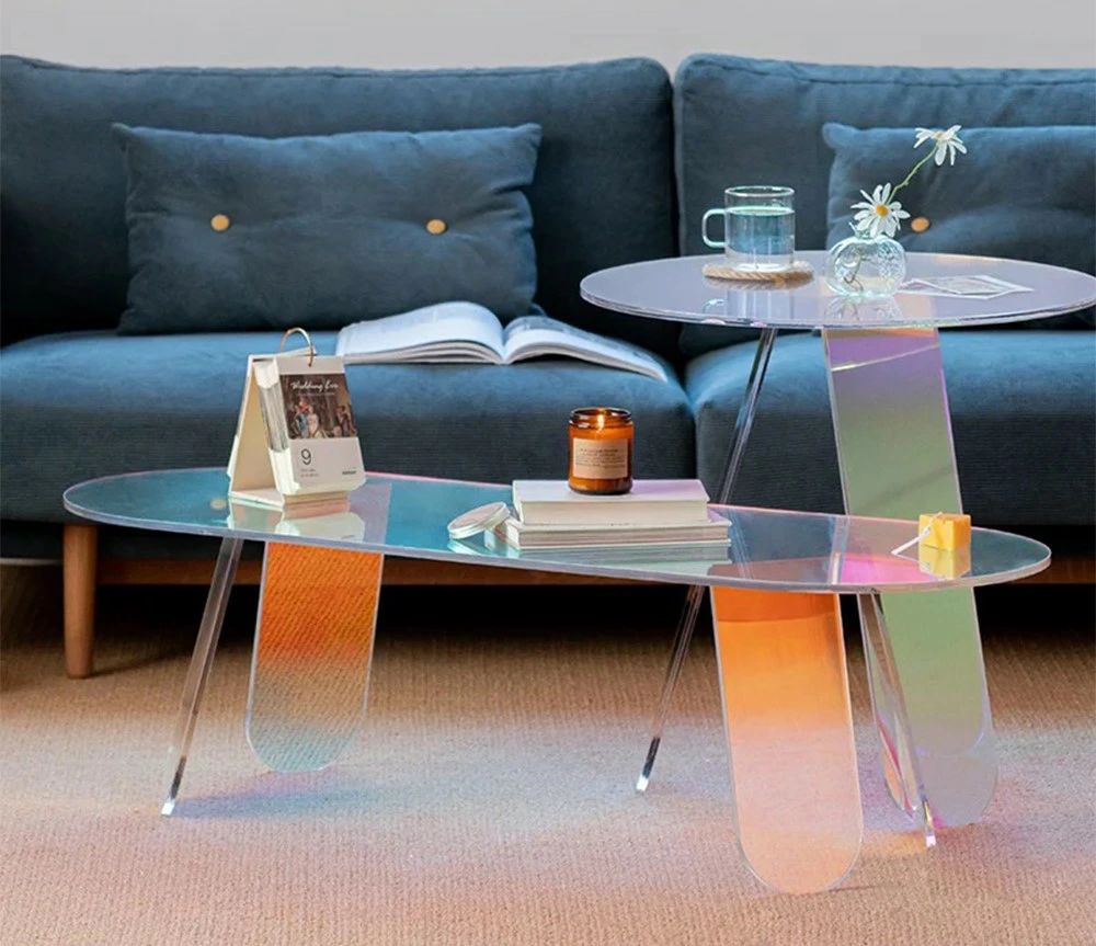 アクリルローテーブル ミッドセンチュリー スペースエイジ アクリル